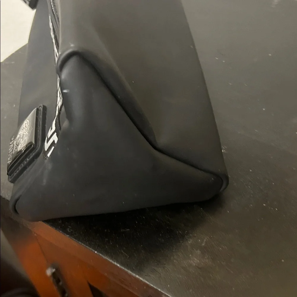 Versace Black and Silver toiletry Bag